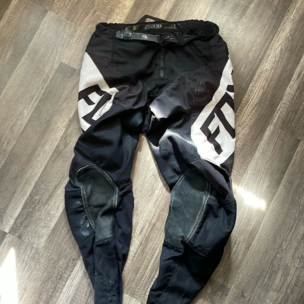 Size 30 fox dirt bike riding pants. Still has life left.